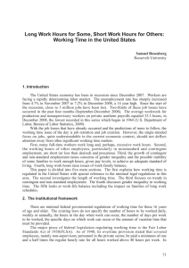 Long Work Hours for Some, Short Work Hours for Others: Working