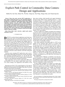 Explicit Path Control in Commodity Data Centers