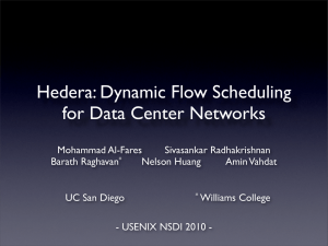 Hedera: Dynamic Flow Scheduling for Data Center Networks