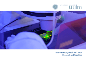 Ulm University Medicine | 2015 Research and Teaching