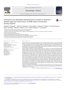 Dissociative part-dependent biopsychosocial reactions to backward