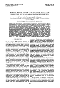 Vojnovic, B., Radiat. Phys.Chem. Vol. 27, No.5, 1986