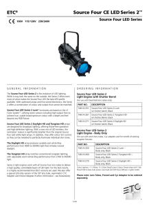 ETC® Source Four CE LEDSeries 2