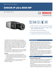 Data Sheet - Bosch Security Systems