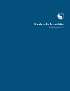 (AASM) Standards for Accreditation standards