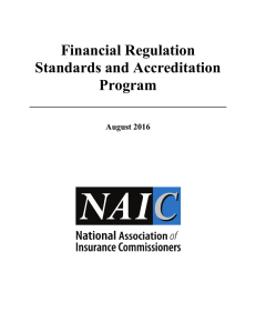 Financial Regulation Standards and Accreditation Program