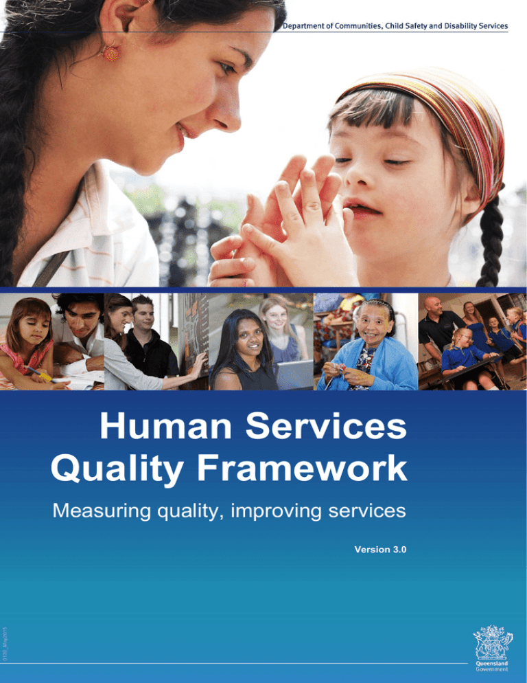 Human Services Quality Framework