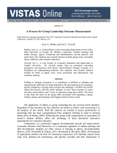 A Process for Group Leadership Outcome Measurement