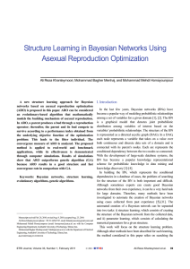 Structure Learning in Bayesian Networks Using