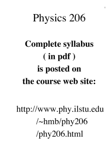 Physics 206