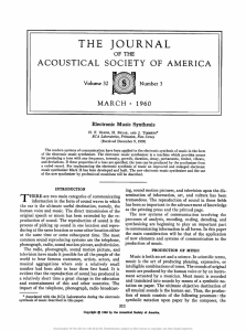 Electronic Music Synthesis