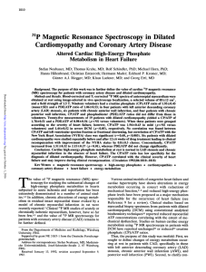 Cardiomyopathy and Coronary Artery Disease