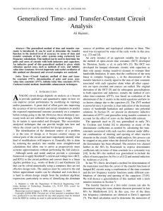 Generalized Time- and Transfer