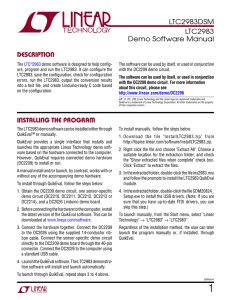 LTC2983DSM - LTC2983 Demo Software Manual