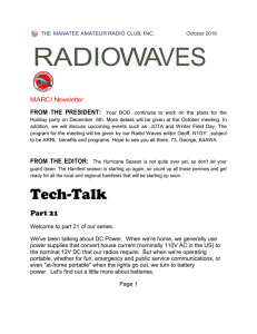 Newsletter - Manatee Amateur Radio Club