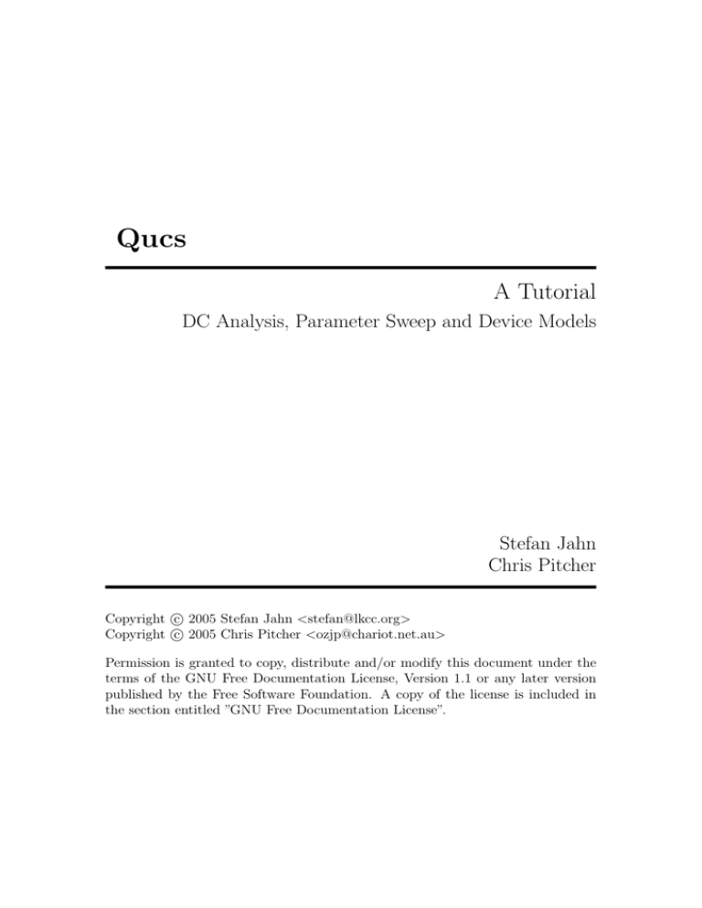 qucs equation tutorial