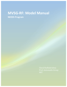 MVSG-‐RF: Model Manual