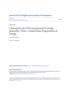 Ohio v. United States Department of Energy