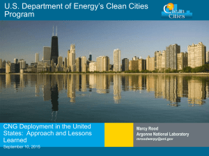 U.S. Department of Energy`s Clean Cities Program