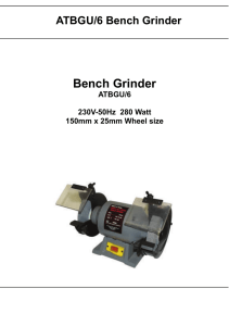 ATBGU/6 Bench Grinder