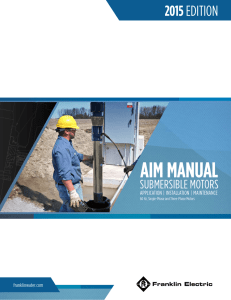aim manual - Franklin Electric