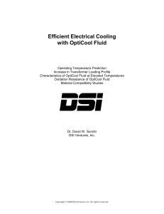 Efficient Electrical Cooling with OptiCool Fluid