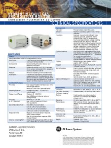 technical specifications