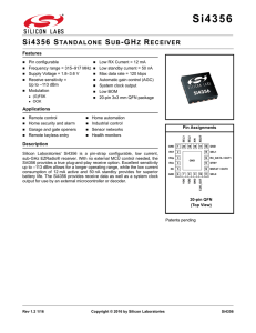 Si4356 - Silicon Labs