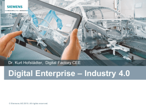 Digital Enterprise - Industry 4.0