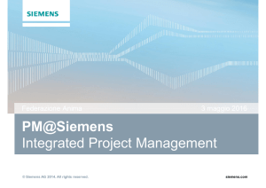 PM@Siemens Integrated Project Management