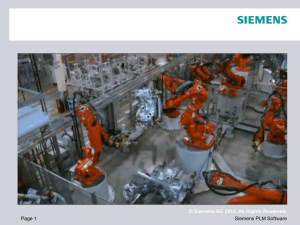© Siemens AG 2012. All Rights Reserved. Siemens PLM Software