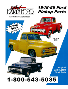 1948-56 Ford Pickup Parts