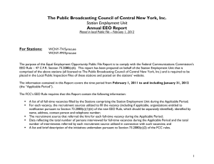 The Public Broadcasting Council of Central New York, Inc. Station