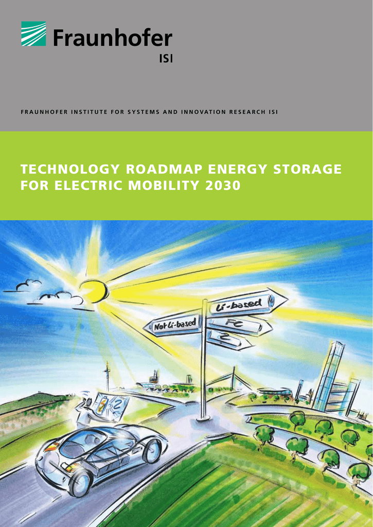 technology roadmap energy storage for electric