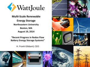 Mul\-‐Scale Renewable Energy Storage