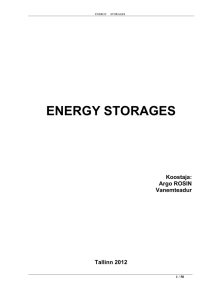 energy storages