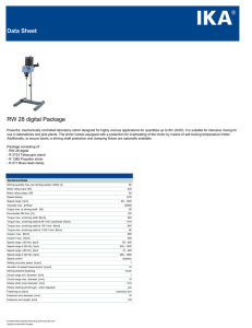 Data Sheet RW 28 digital Package