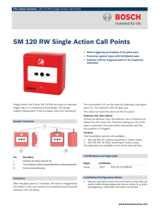 SM 120 RW Single Action Call Points