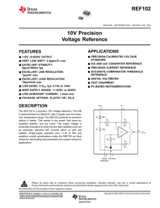 10V Precision Voltage Reference (Rev. B)