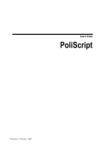 PoliScript