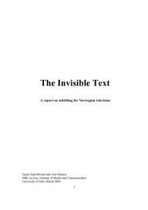 The Invisible Text