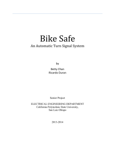 Bike Safe: An Automatic Turn Signal System