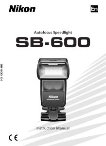 Speedlight SB-600