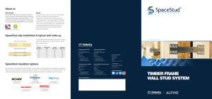 Alpine SpaceStud Leaflet - Ochil Timber Products Ltd.