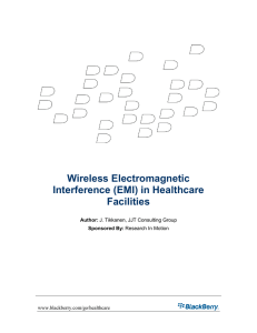 Wireless Electromagnetic Interference (EMI) in