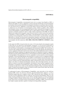 EDITORIAL Electromagnetic compatibility