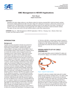 EMC Management in HEV/EV Applications