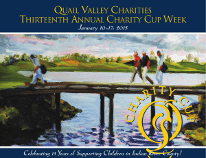 January 10-17, 2015 - Quail Valley Golf Club