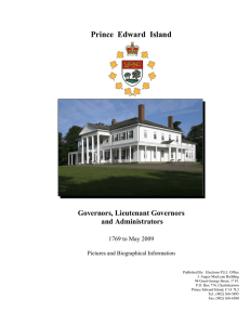 Guide to Governors, Lieutenant Governors and Administrators