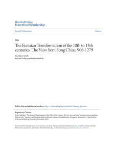 The Eurasian Transformation of the 10th to 13th centuries: The View